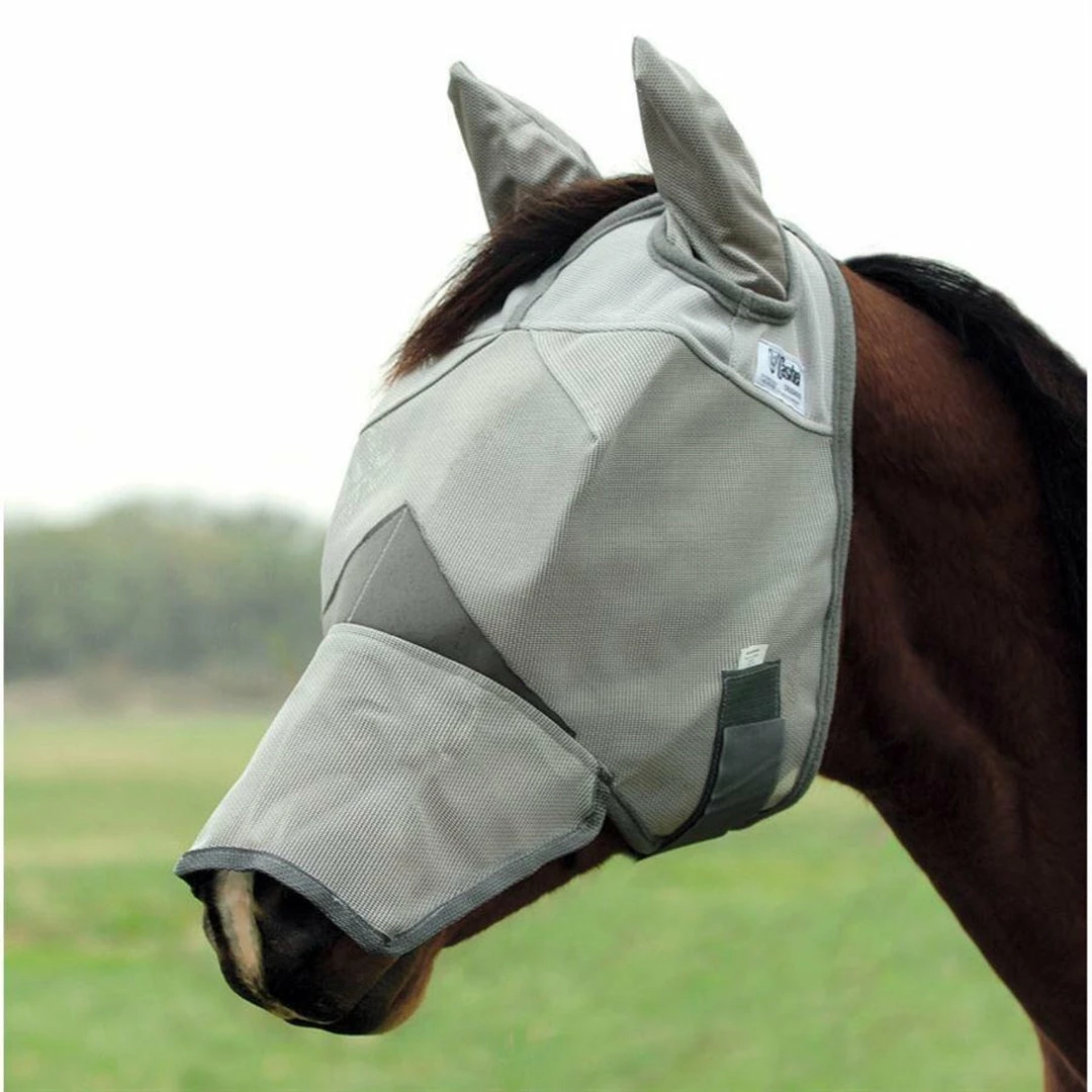 Discount ❤️ Cashel Crusader Long Nose Fly Mask With Ears 🌟 3 Cashel Crusader Long Nose Fly Mask With Ears