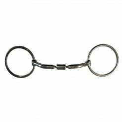 French Equestrian Horse Bits Jump'in Thin Anatomical Blocked Bit