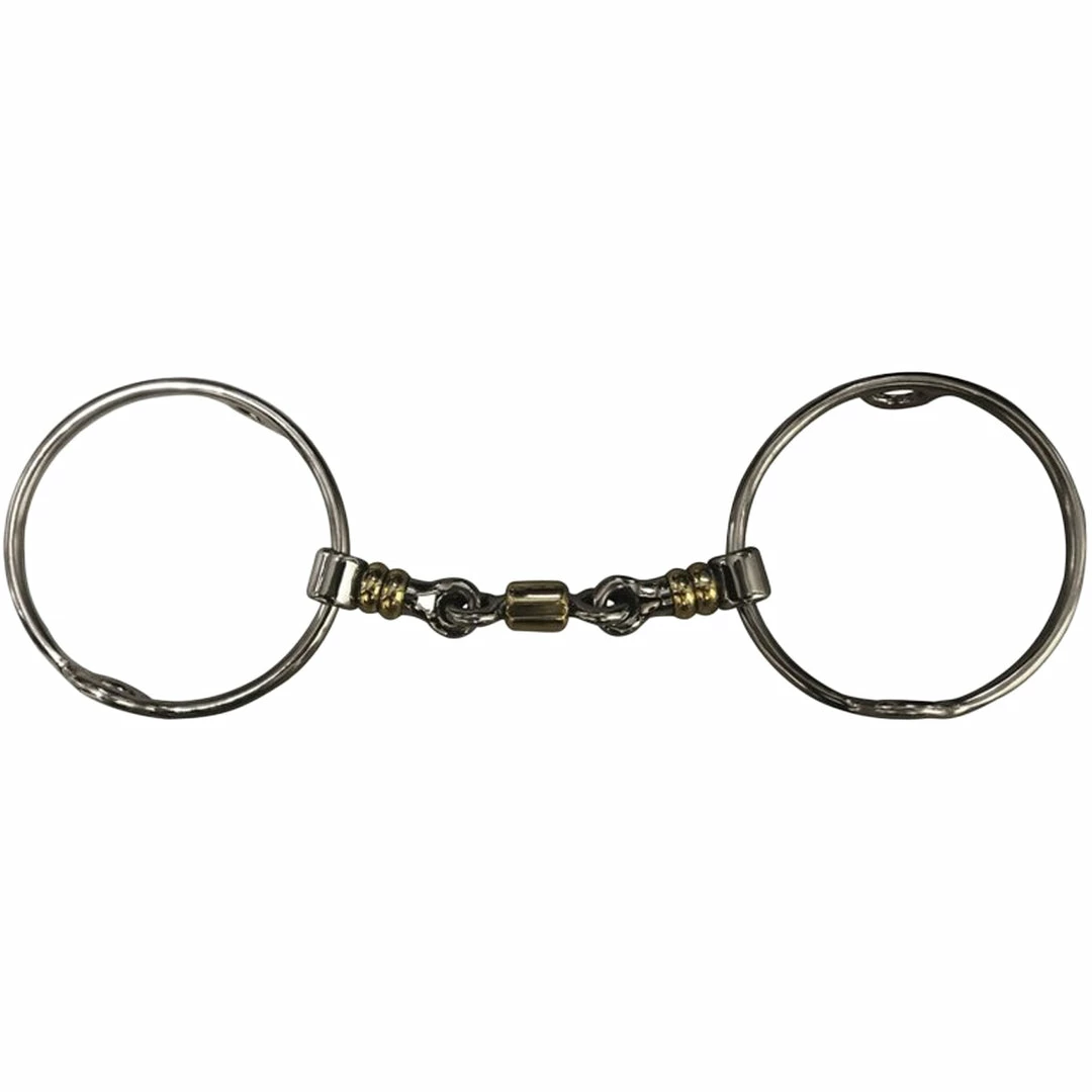 Wholesale 🧨 French Equestrian Horse Bits Jump'in Large Ring Gag Bit With Rollers 🥰 3 French Equestrian Horse Bits Jump'in Large Ring Gag Bit With Rollers