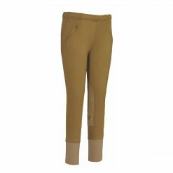 JPC Equestrian TuffRider Children's Unifleece Pull-On Knee Patch Winter Breeches