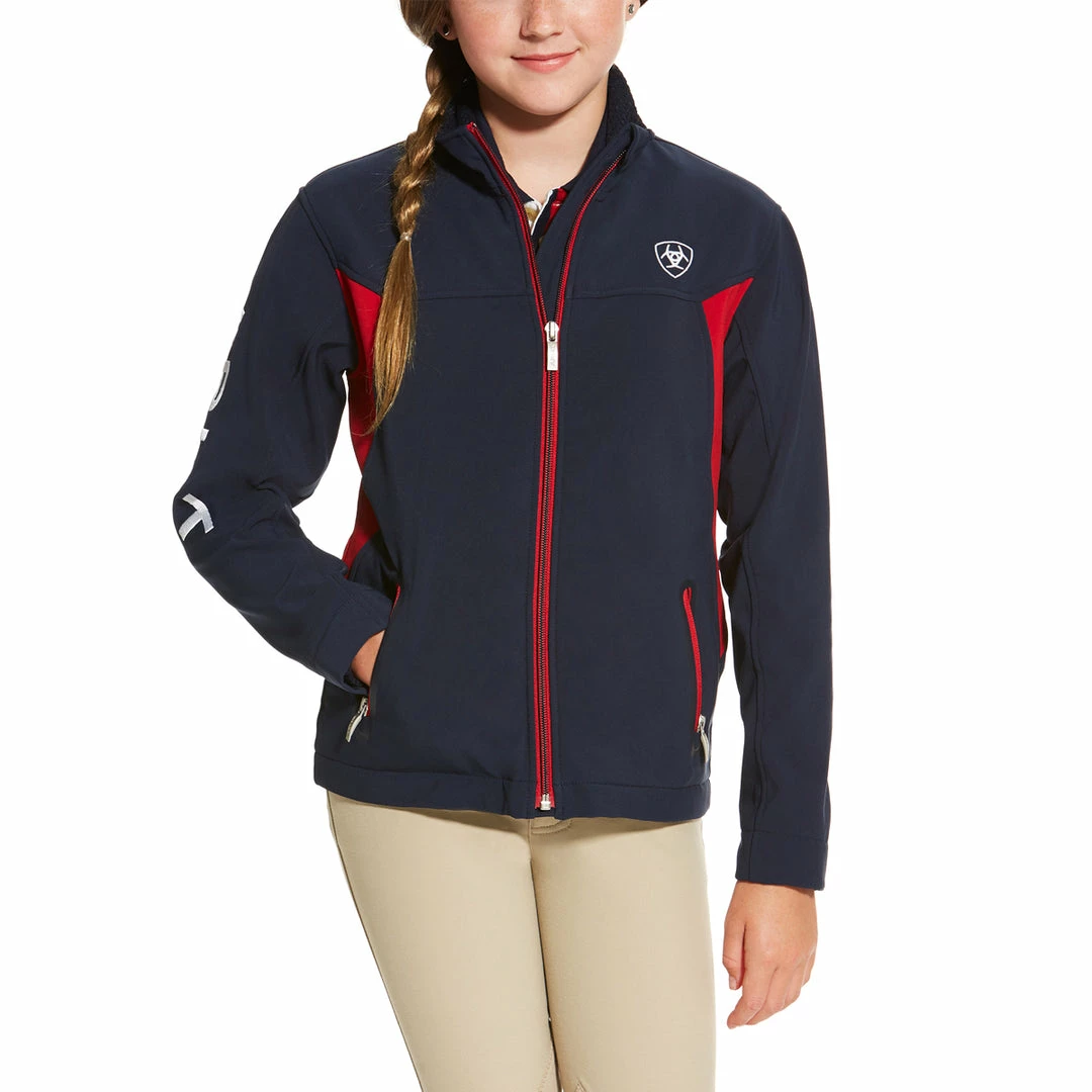 Best Sale 🥰 Ariat Youth New Team Softshell Jacket Equestrian Outerwear 🤩 3 Ariat Youth New Team Softshell Jacket Equestrian Outerwear