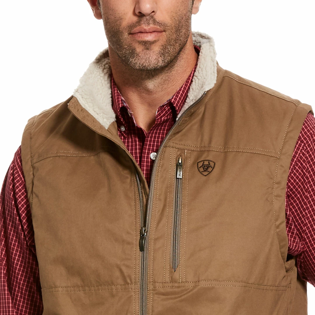 Cheapest 😀 Ariat Men's Grizzly Canvas Vest 😀 4 Ariat Men's Grizzly Canvas Vest