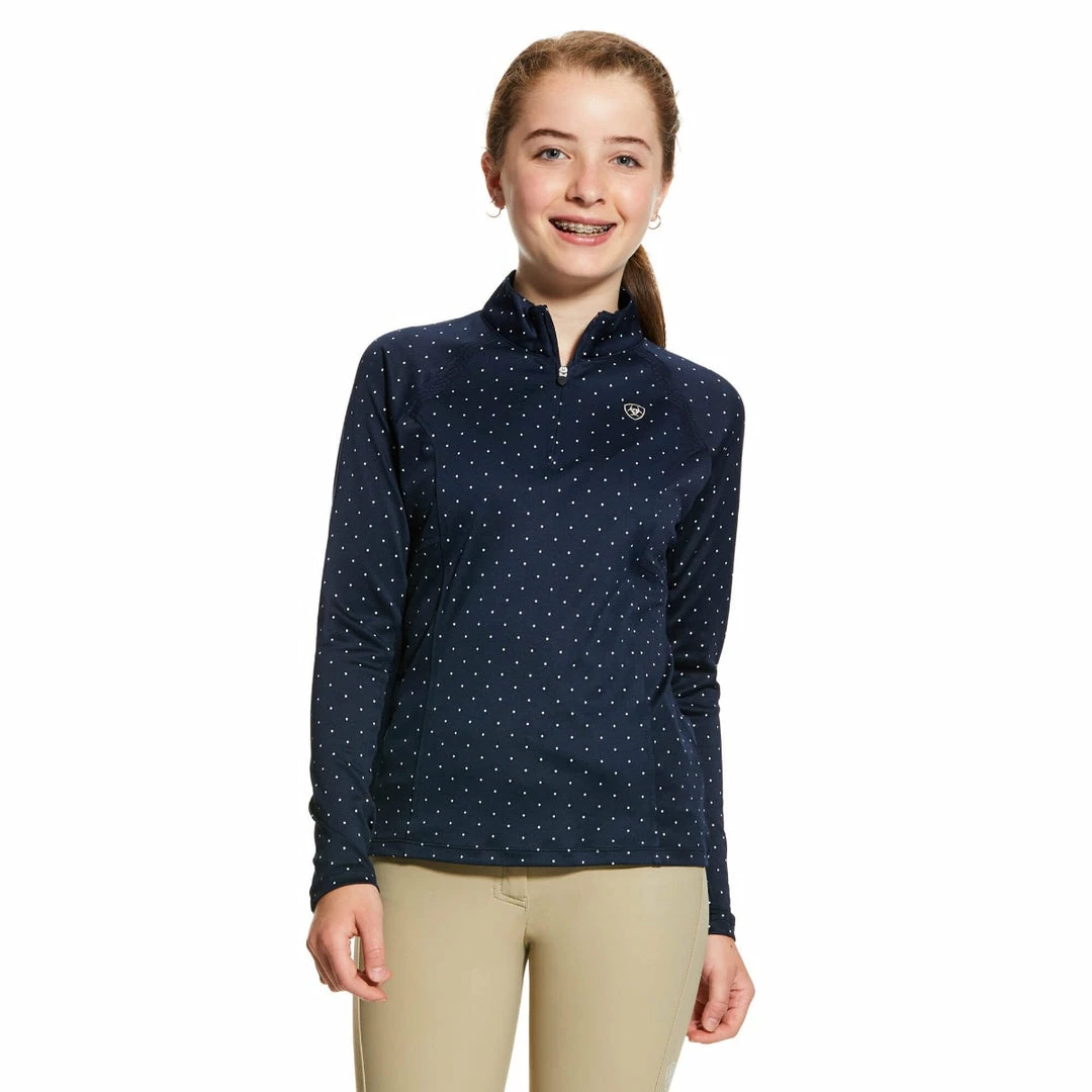 Budget 🥰 Children's Tops Ariat Youth Sunstopper 2.0 1/4 Zip Baselayer Print ✔️ 5 Children's Tops Ariat Youth Sunstopper 2.0 1/4 Zip Baselayer Print