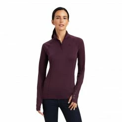 Brand new ✔️ Ariat 👩 Women's Lowell 2.0 1/4 Zip Long Sleeve Baselayer Solids ⌛ 13 Ariat Women's Lowell 2.0 1/4 Zip Long Sleeve Baselayer Solids