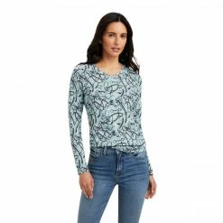Ariat Women's Melange Print Long Sleeve Shirt