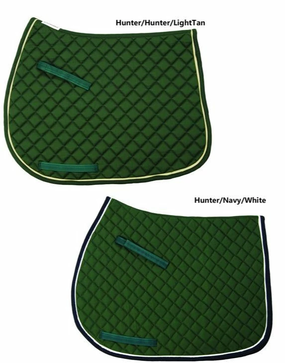 Best Pirce 👍 JPC Equestrian Saddle Pads & Fittings TuffRider Basic All Purpose Pad With Trim And Piping 😉 5 JPC Equestrian Saddle Pads & Fittings TuffRider Basic All Purpose Pad With Trim And Piping