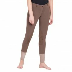 Wholesale 💯 JPC Equestrian TuffRider Ladies Starter Lowrise Pull On Knee Patch Breeches ✔️ 36 JPC Equestrian TuffRider Ladies Starter Lowrise Pull On Knee Patch Breeches