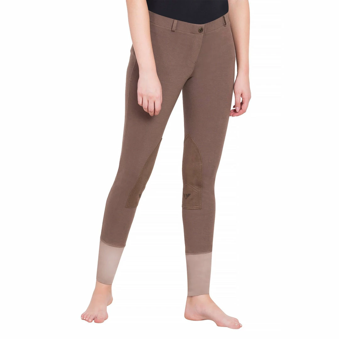 Wholesale 💯 JPC Equestrian TuffRider Ladies Starter Lowrise Pull On Knee Patch Breeches ✔️ 19 JPC Equestrian TuffRider Ladies Starter Lowrise Pull On Knee Patch Breeches