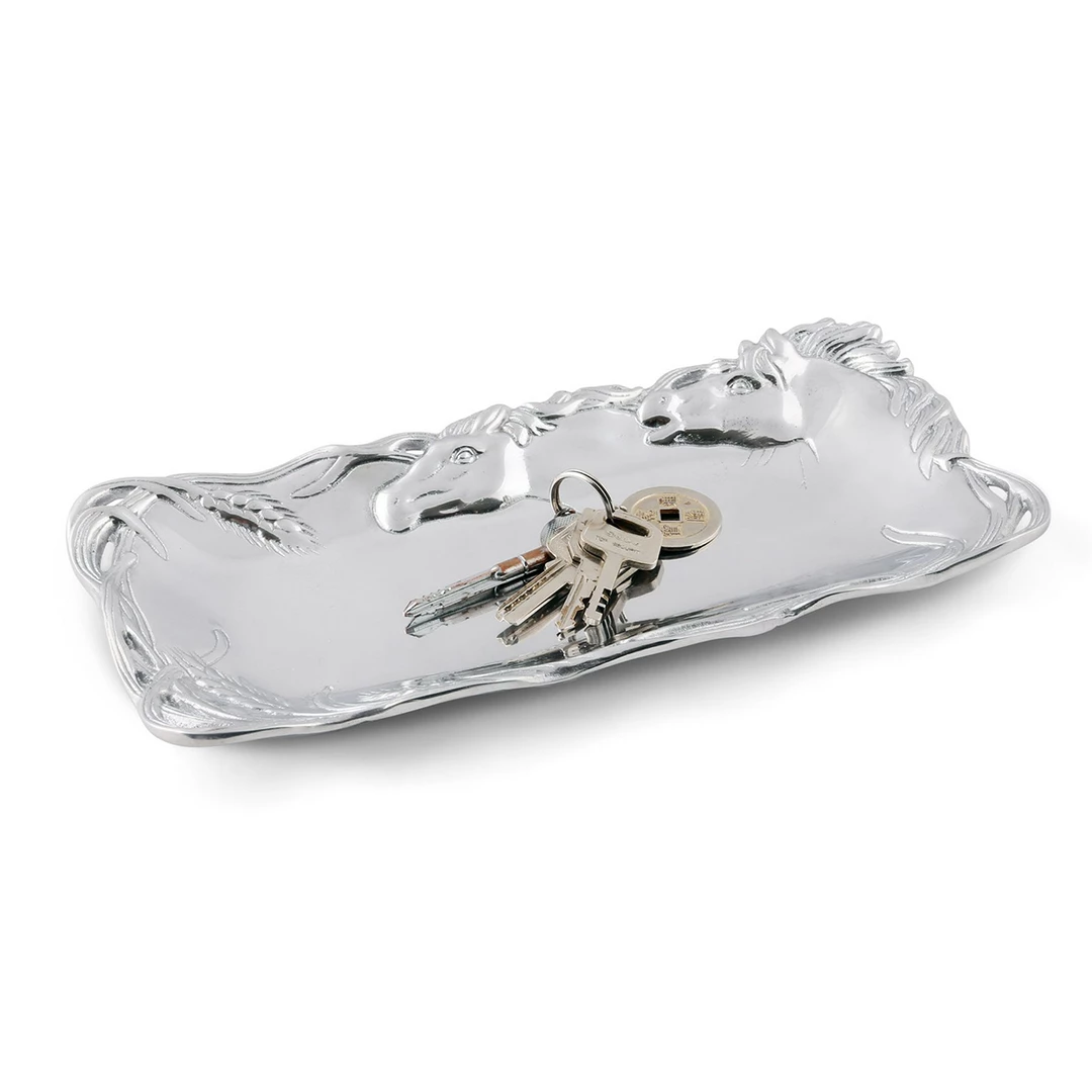 Best Sale 👏 Arthur Court Equestrian Tray - 6" X 12" Equestrian Decor 😉 4 Arthur Court Equestrian Tray - 6" X 12" Equestrian Decor