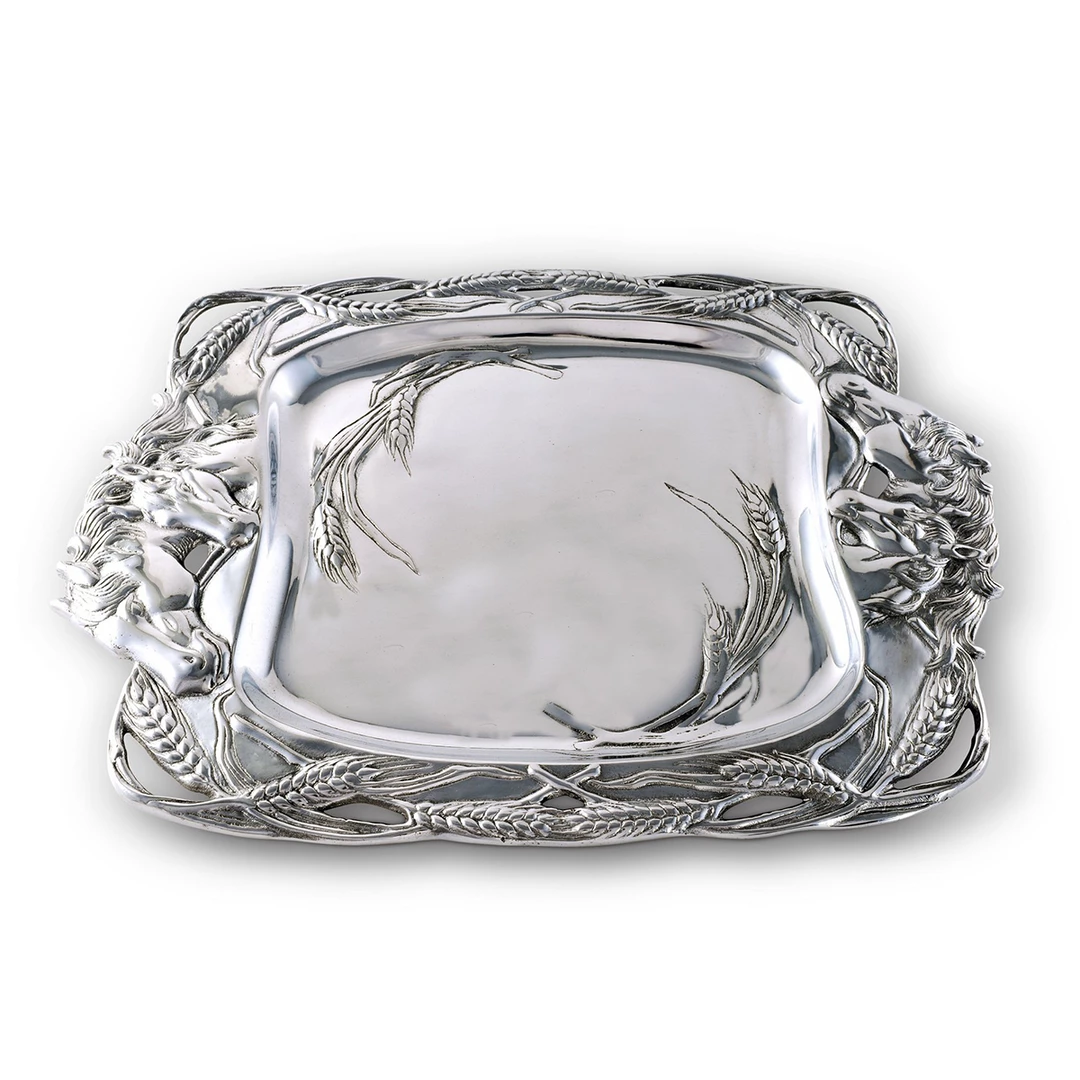 Hot Sale ๐คฉ Equestrian Decor Arthur Court Equestrian Clutch Tray ๐ 3 Equestrian Decor Arthur Court Equestrian Clutch Tray