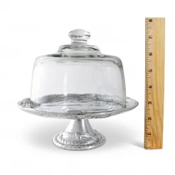 Brand new 🔔 Equestrian Decor Arthur Court Equestrian Footed Plate With Glass Dome - 8" 🤩 9 Equestrian Decor Arthur Court Equestrian Footed Plate With Glass Dome - 8