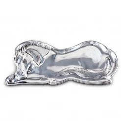 Arthur Court Horse Figural Tray - 6" X 12" Equestrian Decor