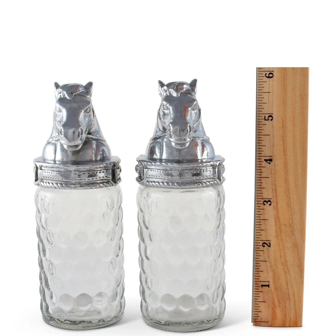 Top 10 👏 Arthur Court Salt And Pepper Set - Horse Head Equestrian Decor 😍 5 Arthur Court Salt And Pepper Set - Horse Head Equestrian Decor