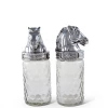 Arthur Court Salt And Pepper Set - Horse Head Equestrian Decor