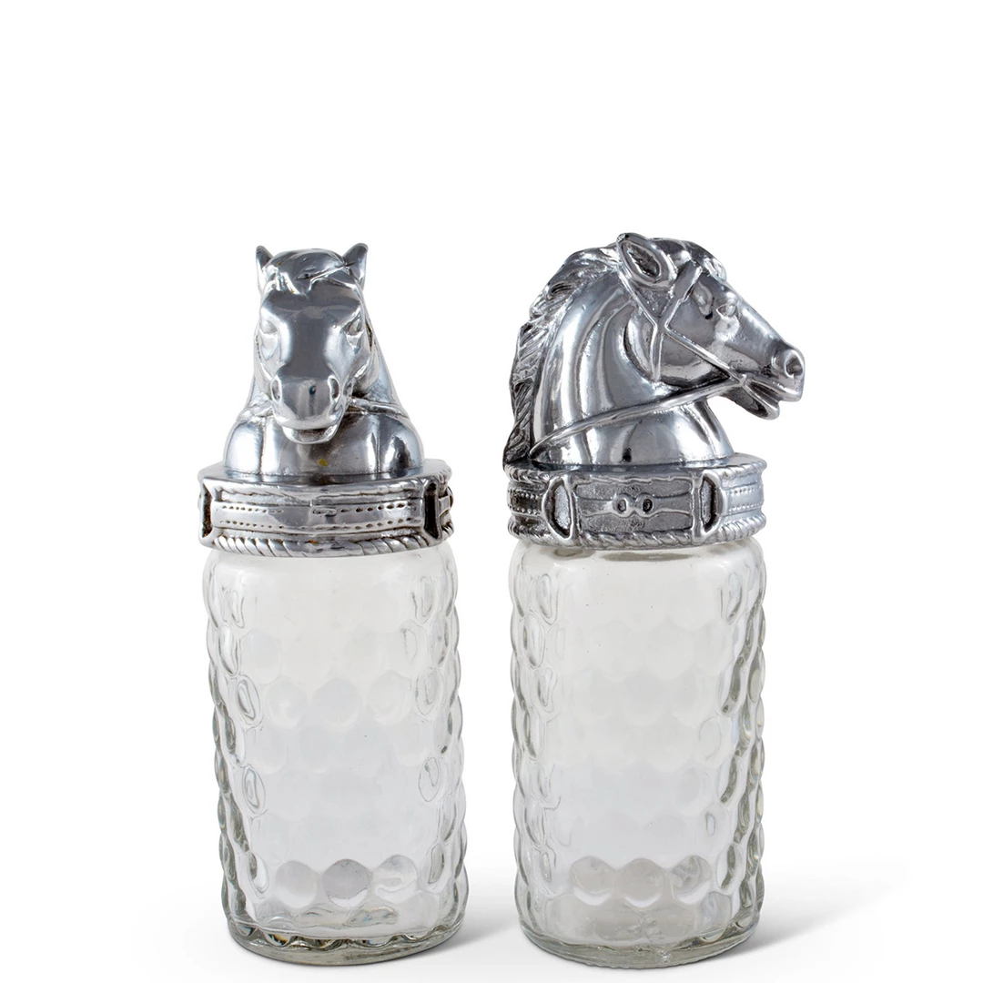 Top 10 👏 Arthur Court Salt And Pepper Set - Horse Head Equestrian Decor 😍 3 Arthur Court Salt And Pepper Set - Horse Head Equestrian Decor