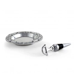 Arthur Court Equestrian Coaster / Stopper Set