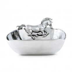 Arthur Court Equestrian Bowl - Horse Figural Equestrian Decor