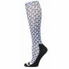 JPC Equestrian Equine Couture Ladies Geo Padded Knee Hi Boot Socks