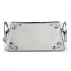 Equestrian Decor Arthur Court Equestrian Stirrup Tray - Large