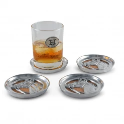 Arthur Court Equestrian Drink Coaster Set Equestrian Decor