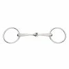 Weatherbeeta Horse Bits Korsteel Stainless Steel Solid Mouth 16MM Loose Ring Snaffle Bit