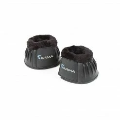 Shires Equestrian Products Arma Fleece Trim Bell Boots Horse Boots & Wraps