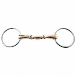 Weatherbeeta JP Korsteel Copper Mouth Oval Link Loose Ring Snaffle Bit Horse Bits