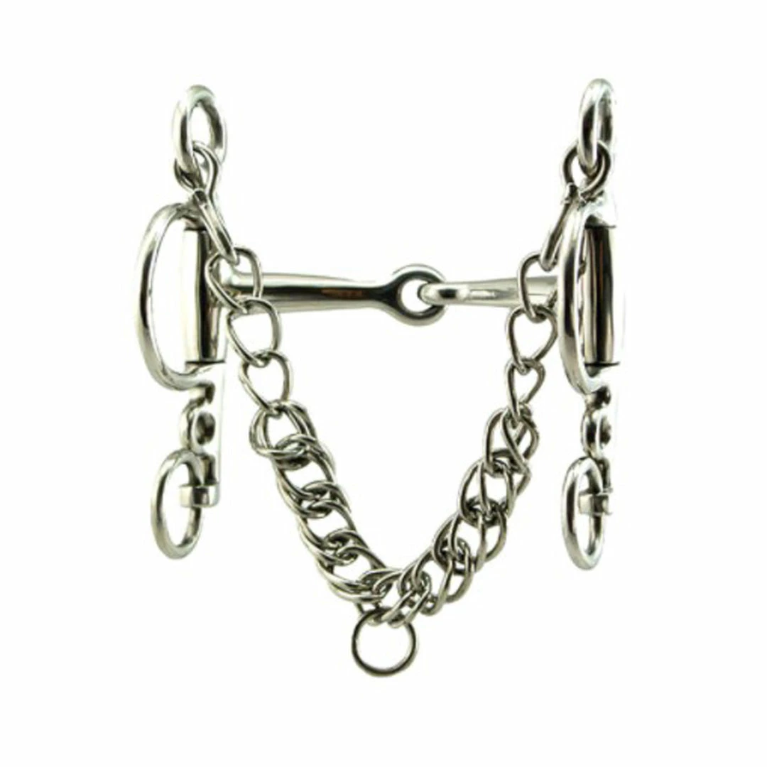 Best Pirce 👏 Intrepid Coronet Jointed Eggbutt Pelham Bit 🎁 3 Intrepid Coronet Jointed Eggbutt Pelham Bit