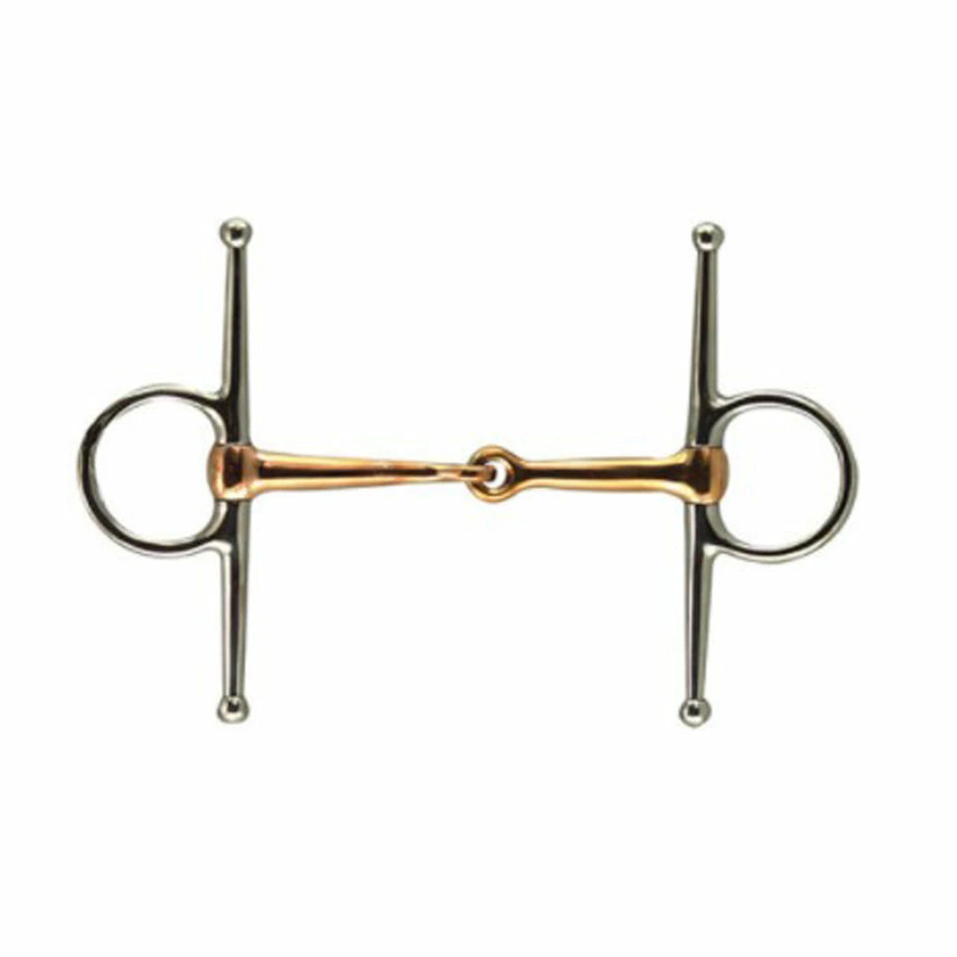 Coupon 🔥 Intrepid Coronet Copper Mouth Full Cheek Snaffle Bit ❤️ 3 Intrepid Coronet Copper Mouth Full Cheek Snaffle Bit