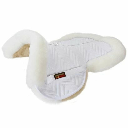 Hot Sale 🔔 Fleeceworks Sheepskin Classic Original Halfpad With Rolled Edge 👍 3 Fleeceworks Sheepskin Classic Original Halfpad With Rolled Edge