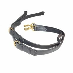 Nunn Finer Leather Side Reins With Elastic Horse Training Equipment