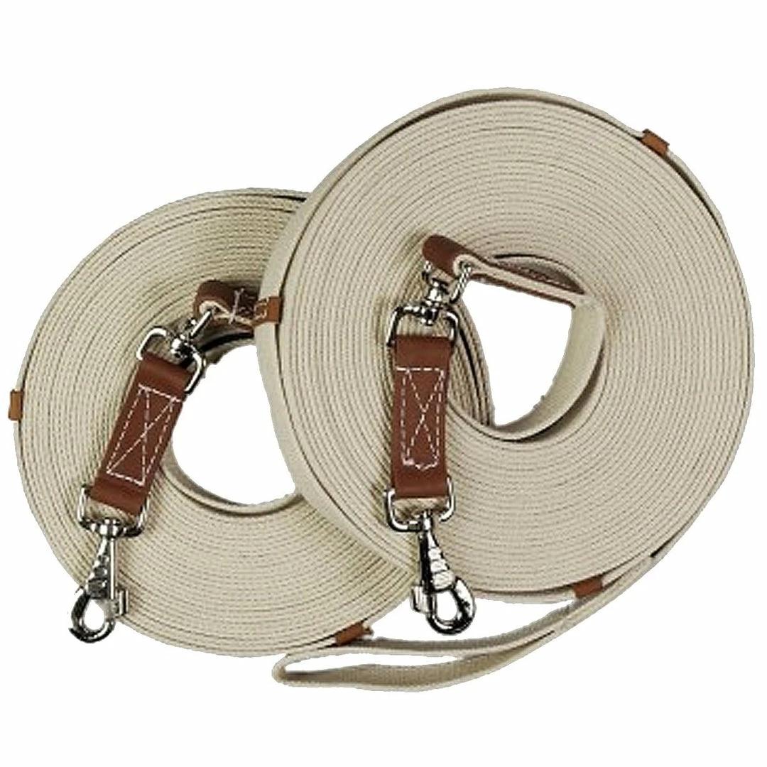 Outlet 🛒 English Riding Supply Centaur Poly-Cotton Web Long Lines ⭐ 3 English Riding Supply Centaur Poly-Cotton Web Long Lines