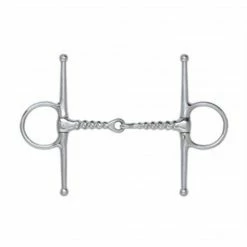 English Riding Supply Centaur Stainless Steel Corkscrew Full Cheek Bit Horse Bits