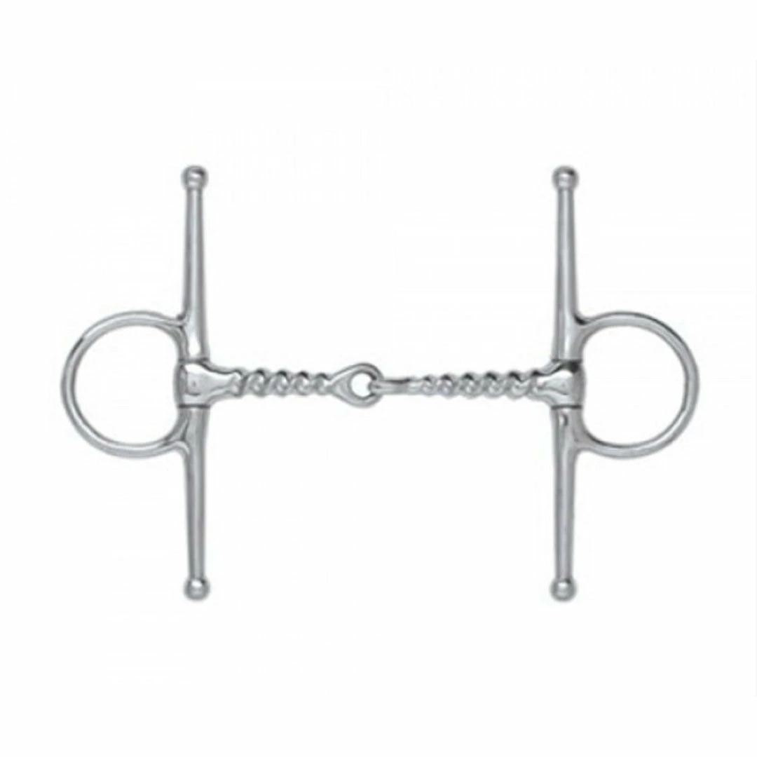 Promo 🎉 English Riding Supply Centaur Stainless Steel Corkscrew Full Cheek Bit Horse Bits ⭐ 3 English Riding Supply Centaur Stainless Steel Corkscrew Full Cheek Bit Horse Bits