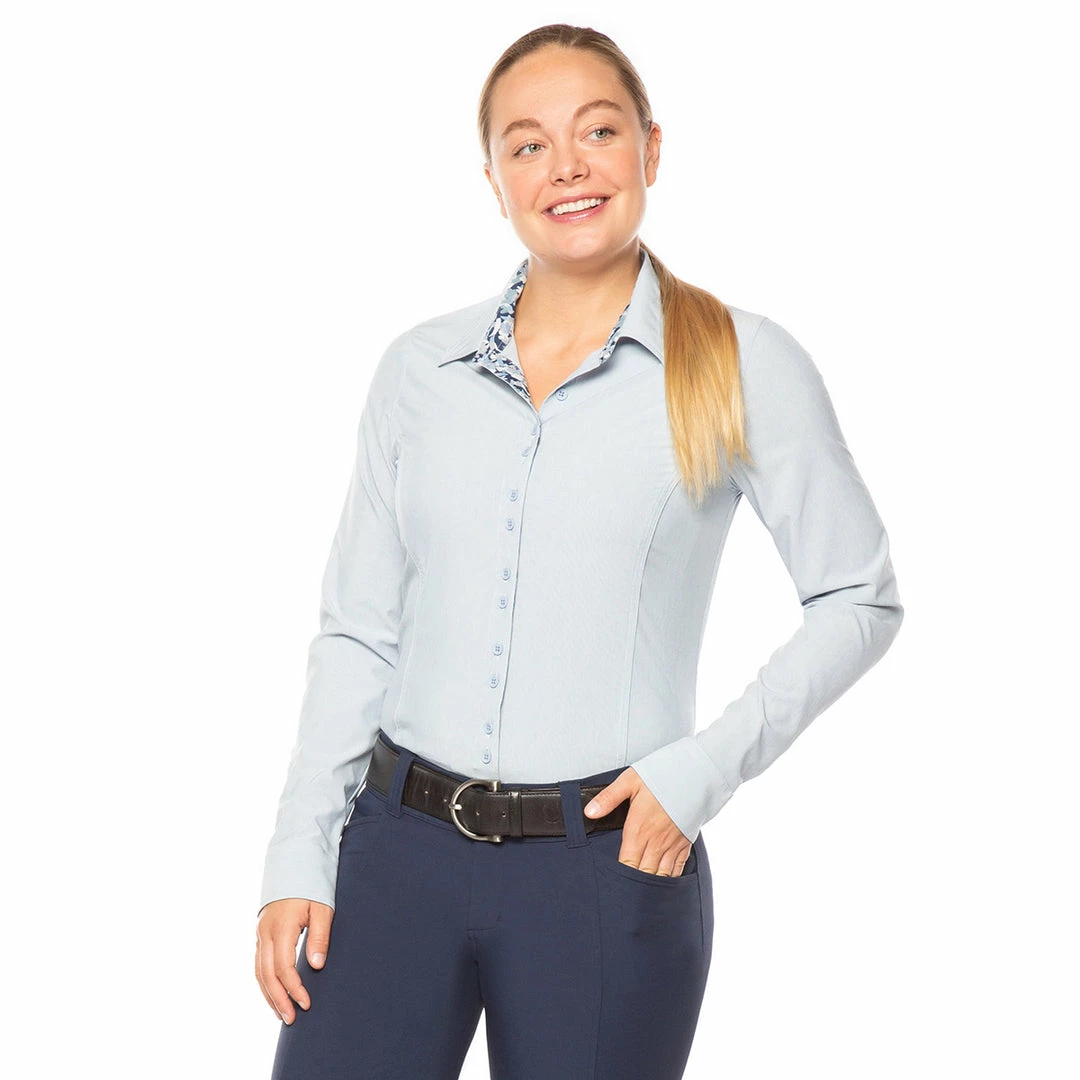 Wholesale 🎉 Shirts & Tops Kerrits 👩 Women's Equitate Button Up 👚 Shirt 🤩 4 Shirts & Tops Kerrits Women's Equitate Button Up Shirt