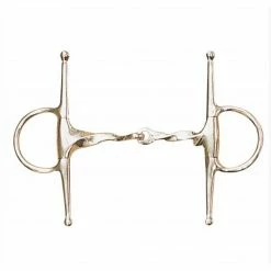 English Riding Supply Centaur Stainless Steel Slow Twist Eggbutt Full Cheek Bit Horse Bits
