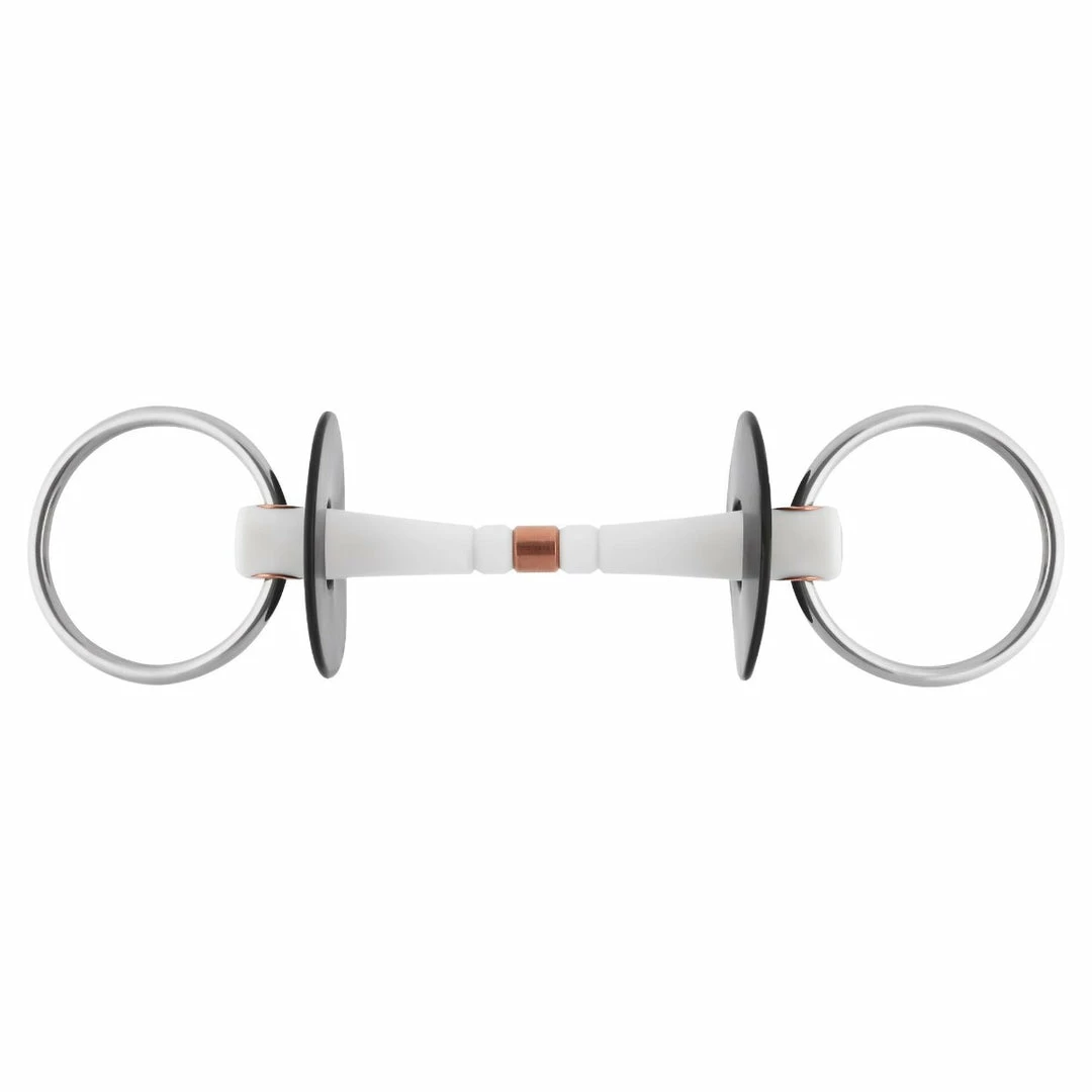 Discount 🧨 Horse Bits Herm Sprenger Nathe Mullen Mouth Loose Ring With Copper Link - 20mm 🥰 3 Horse Bits Herm Sprenger Nathe Mullen Mouth Loose Ring With Copper Link - 20mm