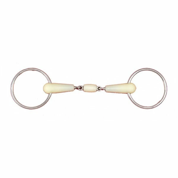Buy 🎉 English Riding Supply Happy Mouth Double Jointed Loose Ring With Roller Mouth Bit 🥰 3 English Riding Supply Happy Mouth Double Jointed Loose Ring With Roller Mouth Bit