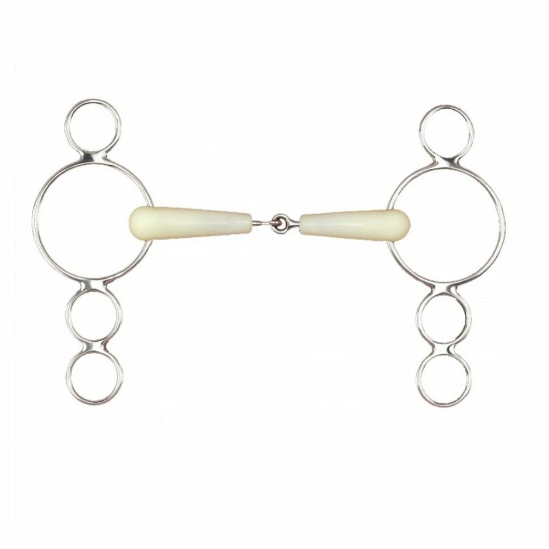 Best deal ⌛ English Riding Supply Happy Mouth 3-Ring Jointed Mouth Gag Bit Horse Bits ⌛ 3 English Riding Supply Happy Mouth 3-Ring Jointed Mouth Gag Bit Horse Bits