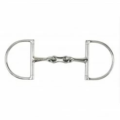 English Riding Supply Centaur Stainless Steel Hunter Dee With French Link Bit Horse Bits