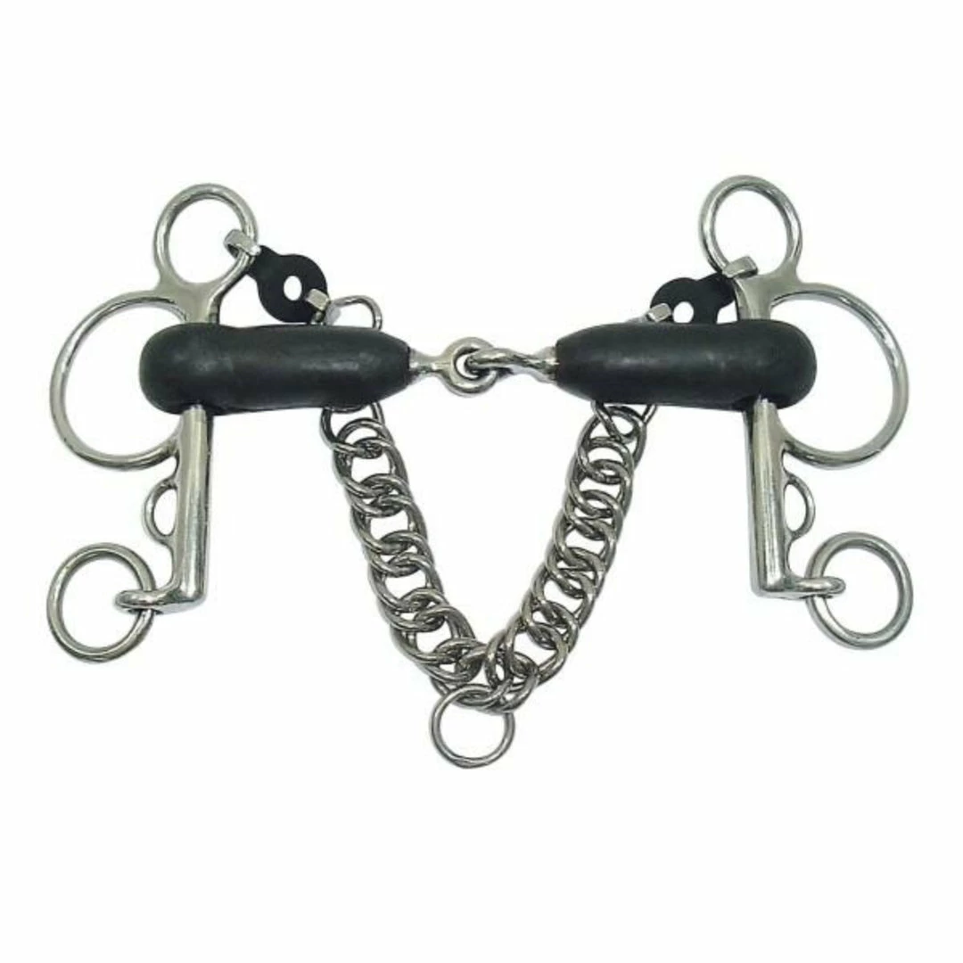 Cheap ✔️ English Riding Supply Metalab Magic Rubber Jointed Pelham Bit 👏 3 English Riding Supply Metalab Magic Rubber Jointed Pelham Bit