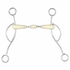 English Riding Supply Horse Bits Happy Mouth Pessoa Double Jointed Mouth American Gag