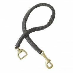 English Riding Supply Centaur Leather Covered Stud Chain Halters & Leads