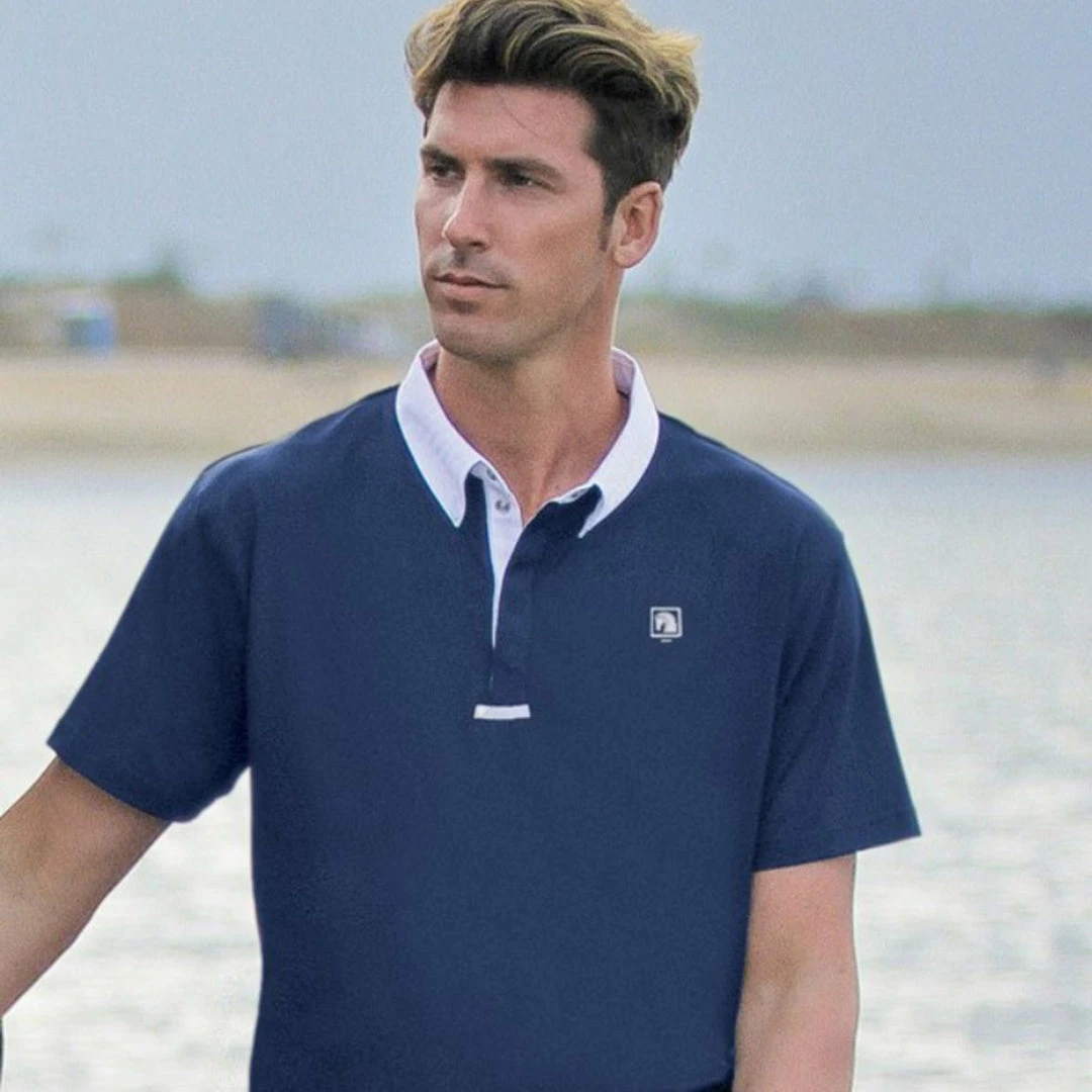 Best Pirce 👍 English Riding Supply Romfh Men's Short Sleeve Show Polo ⌛ 3 English Riding Supply Romfh Men's Short Sleeve Show Polo