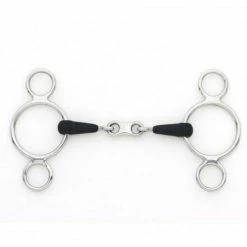 English Riding Supply Centaur Eco Pure 2 Ring Gag French Bit Horse Bits