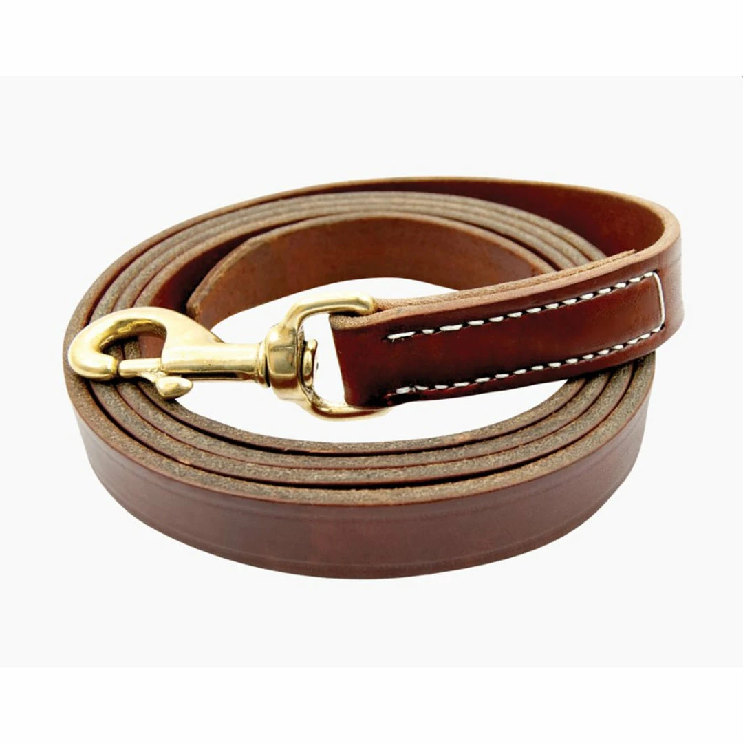 Outlet 😉 Halters & Leads Walsh Leather Lead With Snap ⭐ 3 Halters & Leads Walsh Leather Lead With Snap