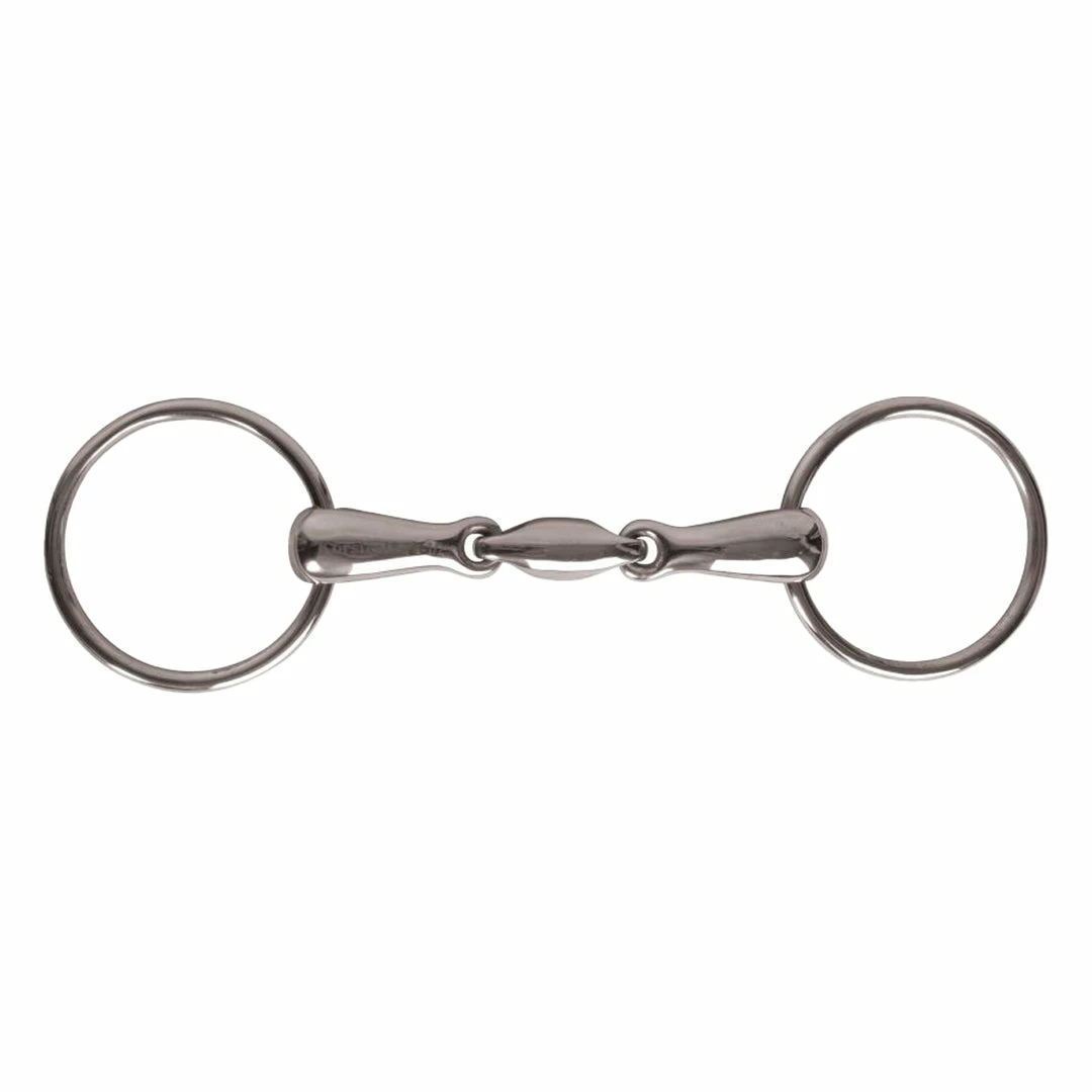 New 🔥 Weatherbeeta Korsteel Stainless Steel Oval Link Loose Ring Snaffle Bit Horse Bits 🔥 3 Weatherbeeta Korsteel Stainless Steel Oval Link Loose Ring Snaffle Bit Horse Bits