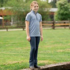 Children's Tops Kerrits Kids Aire Ice Fil Short Sleeve Shirt Solid