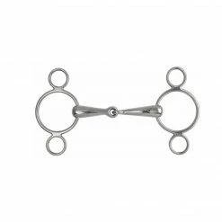 Shires Equestrian Products Shires Hollow Mouth 2-Ring Gag Bit Horse Bits