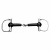 Weatherbeeta Korsteel Soft Rubber Mouth Jointed Dee Ring Snaffle Bit Horse Bits